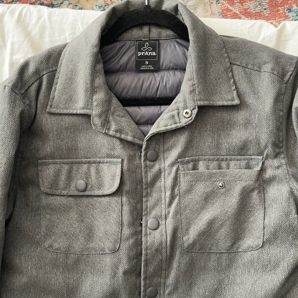 Prana Showdown Jacket- gray/light charcoal - Picture 2 of 11